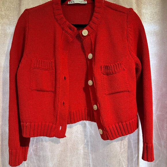 Zara SET - Cropped Tank & Cropped Cardigan - Size Small - Picture 4 of 7